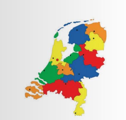 Pleinplakker Landkaart Nederland