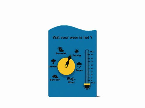 Spelpaneel met weerstation