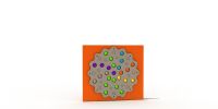Spel paneel kleuren bollen -speelpaneel - kleurrijk - bolletjes - robuust - spelbord - interactiebord