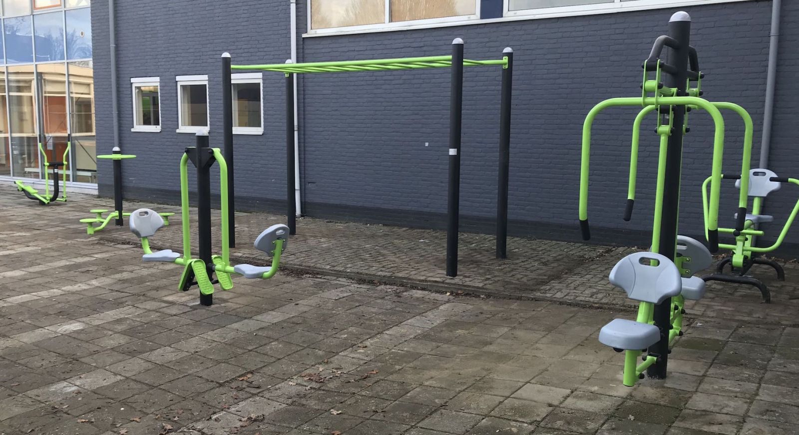 fitness parcours bij Kwadrant in Bergen op Zoom