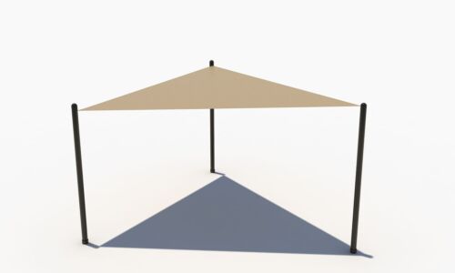 schaduwdoek driehoek 4x4x5.7 meter